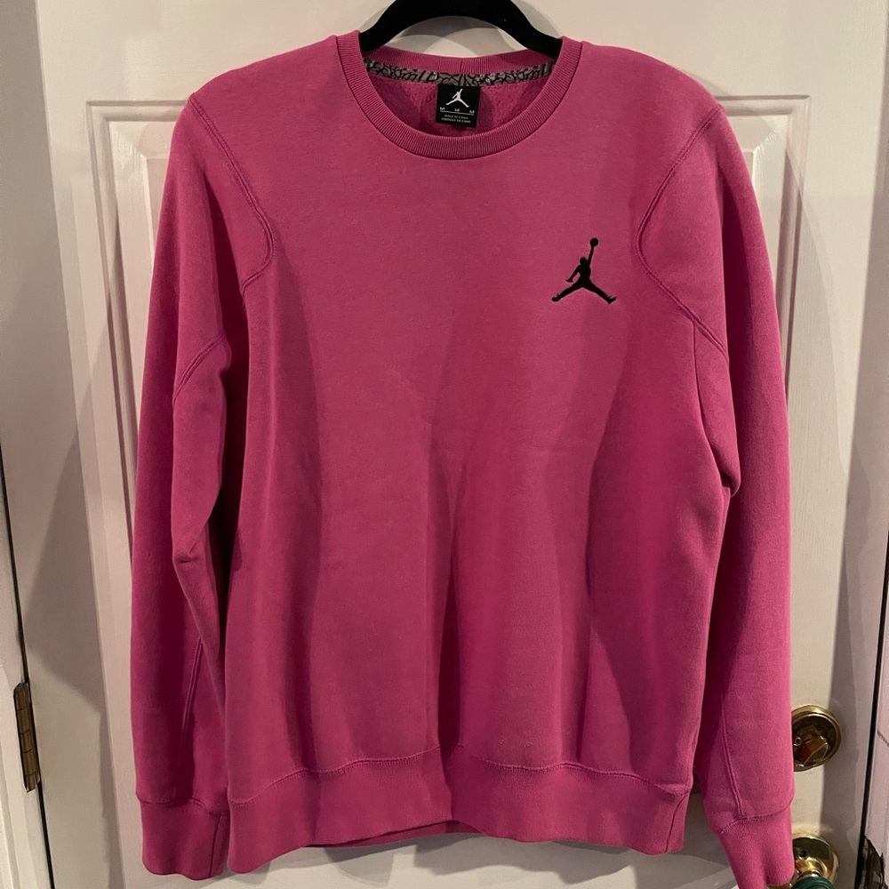 Jordan Men's Crewneck Sweatshirt in Vibrant Pink